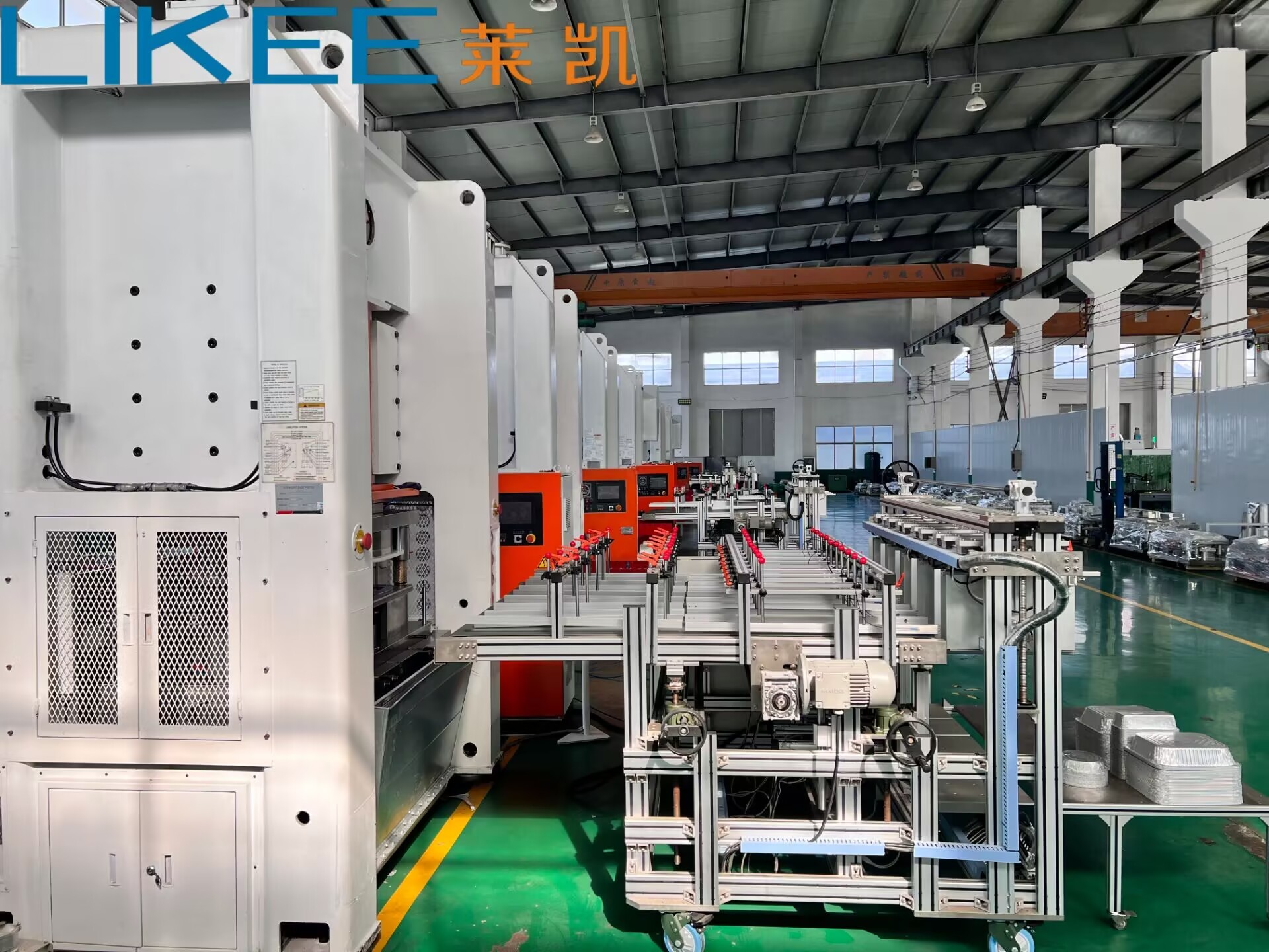 Collection Fully Aluminium Foil Plate Making Machine With Mitsubishi PLC