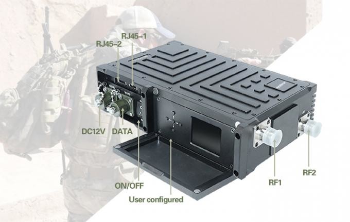 5-10km NLOS COFDM HD Video Transmitter , 5W Long Range Radio Transmitter