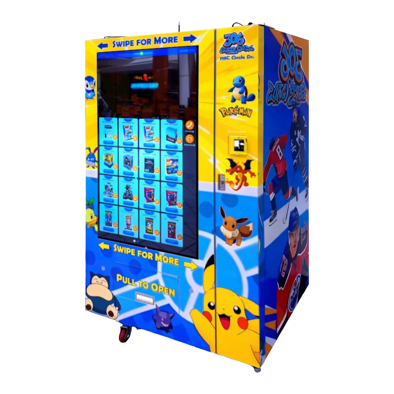 Buy cheap Pokemon TCG Vending Machine with 55 Inch Touch Screen, Cashless Payment, and Large Capacity product