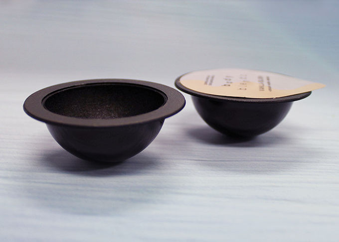 Plastic Small Container Pods For Facial Cleansing Fluid In Round Bottom Shape