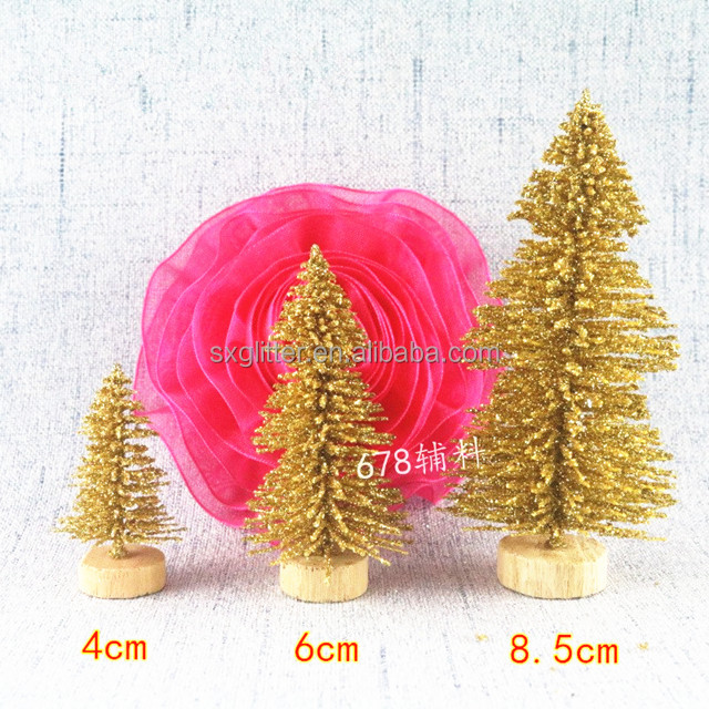 Bring the Magic of the Season to Your Home with our Handcrafted Glitter Christmas Tree 6cm