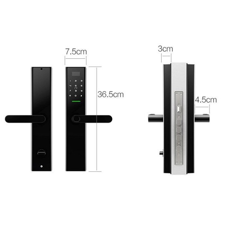 Alarm Tuya Zigbee Card Key Fingerprint Door Locks