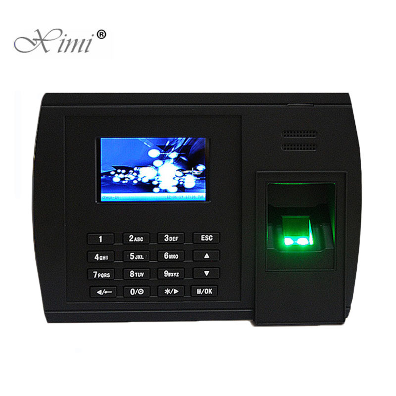 Webserver TCP/IP ADMS Fingerprint Recognition Time Attendance Biometric Time Clock With Free Software