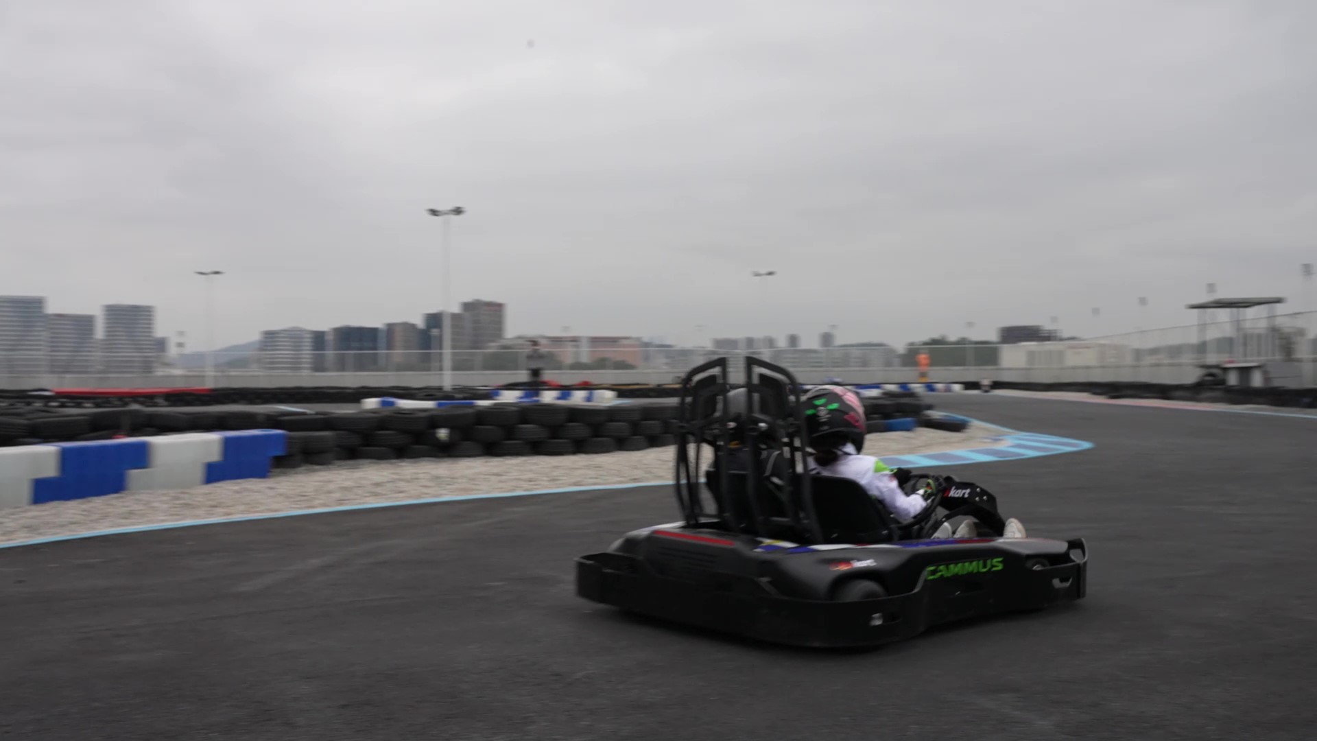 Adult 3.5kw Electric Go Kart Fast Track 4130 CrMo Frame Chain Drive Transmission