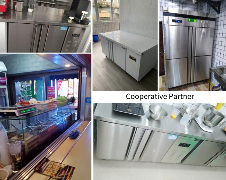 CE 280W Under Bench Fridge Commercial , Multipurpose Under Cabinet Freezer