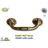 Buy cheap Antique Brass zamak H027 Metal Coffin handles size 19x7.5cm Screw Distance 14cm from wholesalers