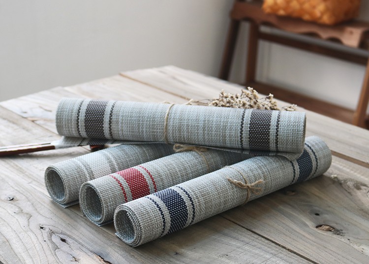 Waterproof Kitchen Table PVC Place Mat 45*30cm Table Placemats