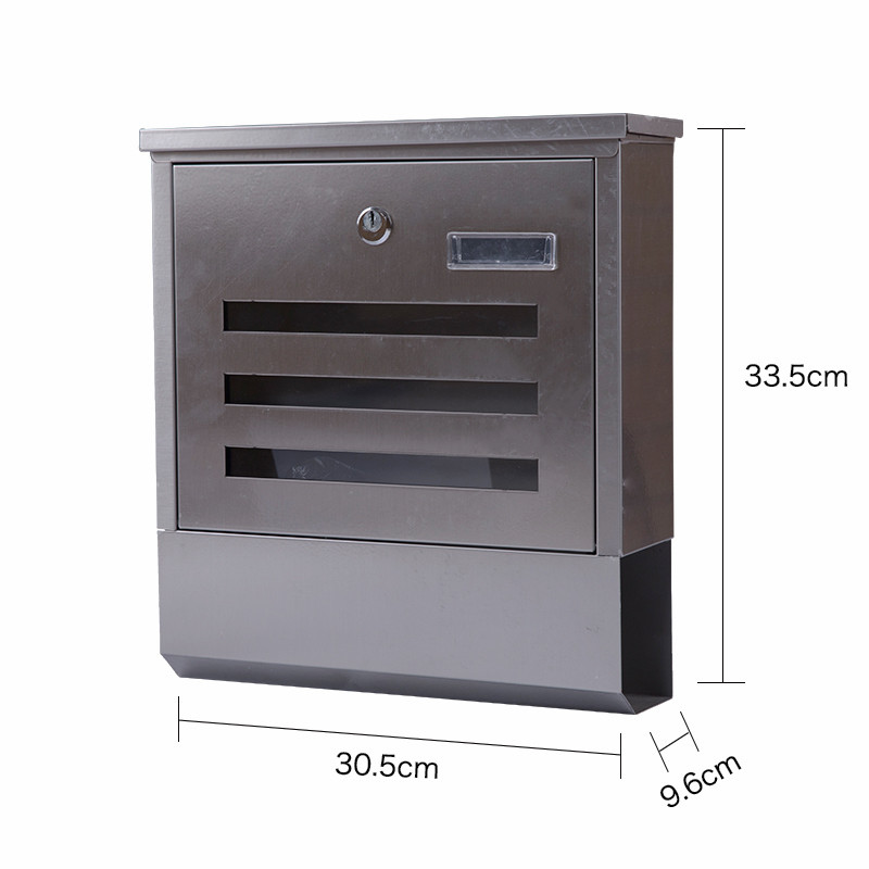 Safe Stainless Steel Residential Mailboxes For Urban Environments