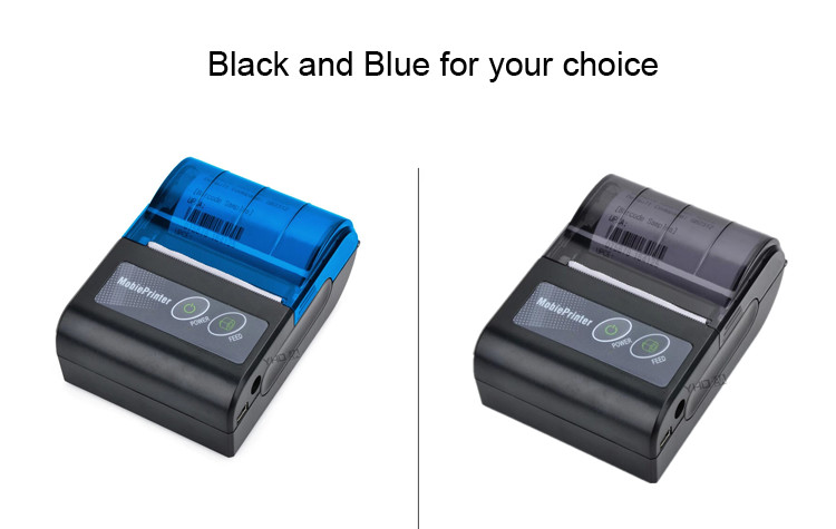 Bluetooth 58mm Thermal Receipt Printer Portable Mini Ticket Printer lithium battery