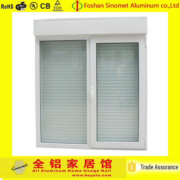 Horizontal Aluminum Alloy Window Customized Aluminum Shutter Window
