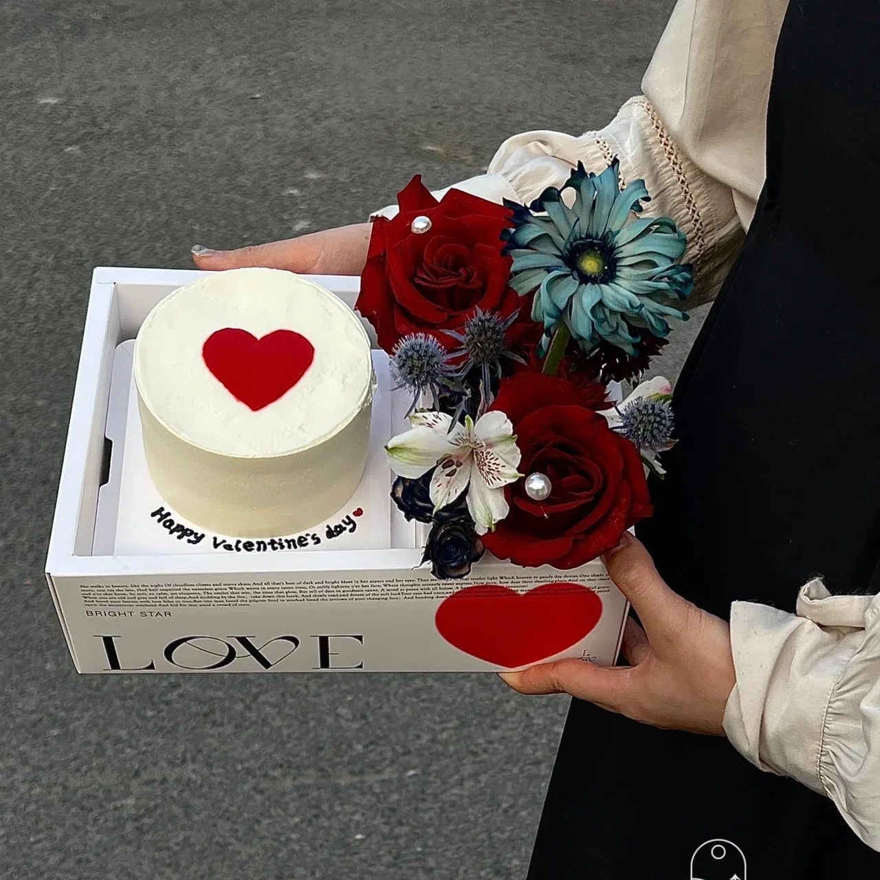 DIY Transparent Flower Cake Boxes PVC Wedding Christmas Birthday Gift Packaging with Handles