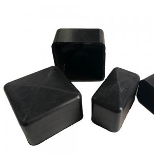 China 2 Inch Square Pipe Pvc Rubber End Caps For Square Steel Tubing Outside Strut Channel on sale