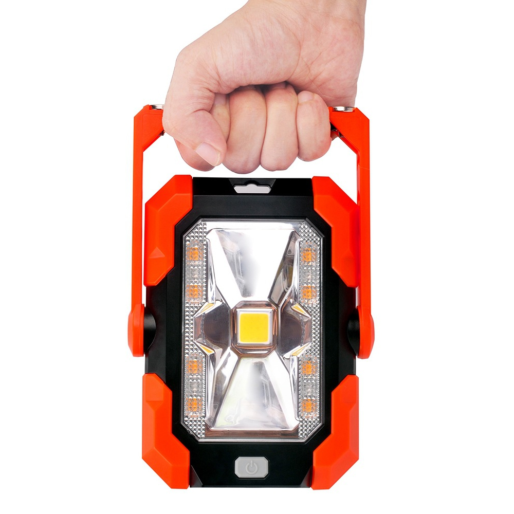 Solar LED Outdoor lighting Portable Camping Light USB Charge LED Work Light Led Rechargeable Flood Lamp