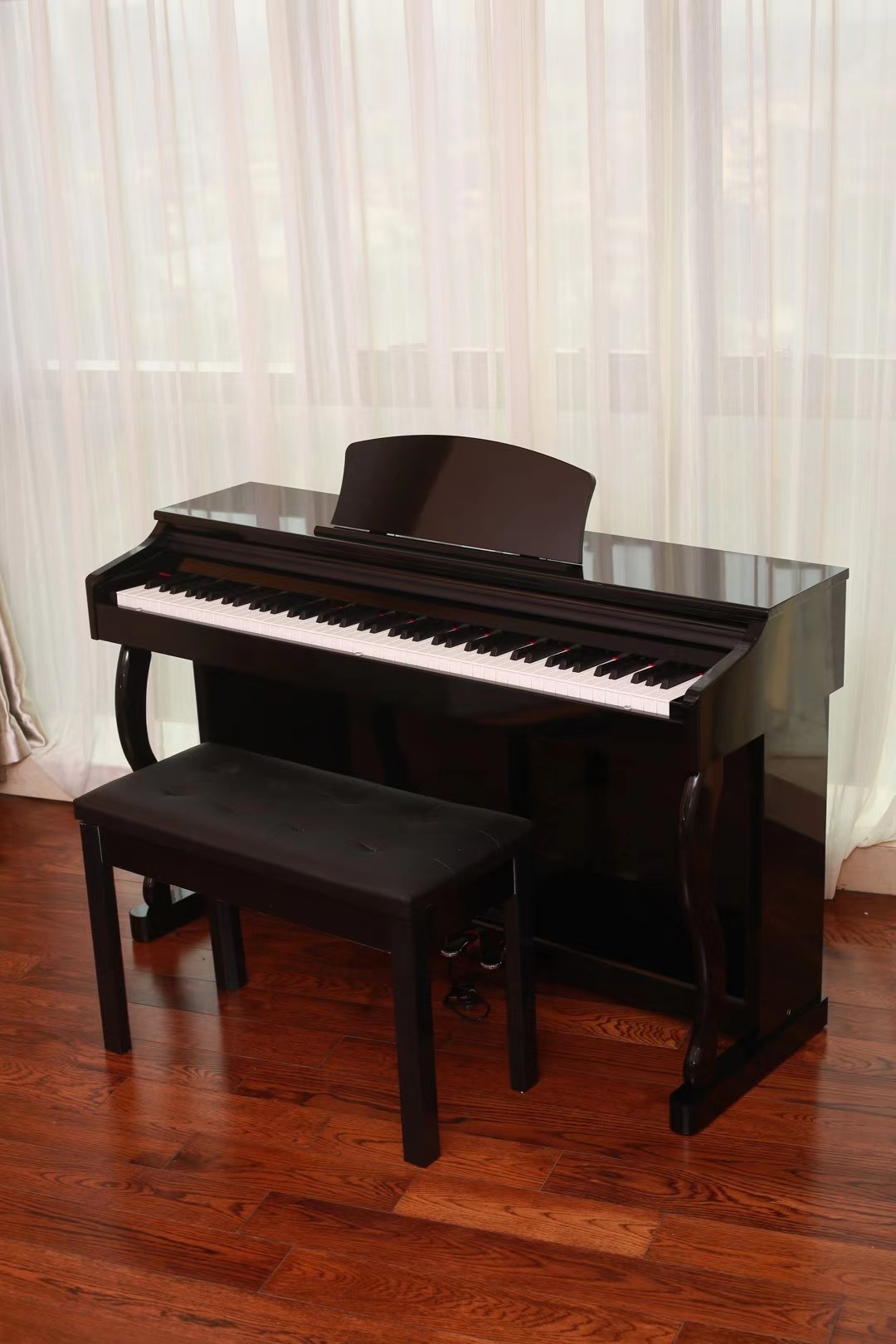 OEM& ODM piano 88 keys hammer keyboard Midi digital music piano Portable the function of changing voice, recording, acc