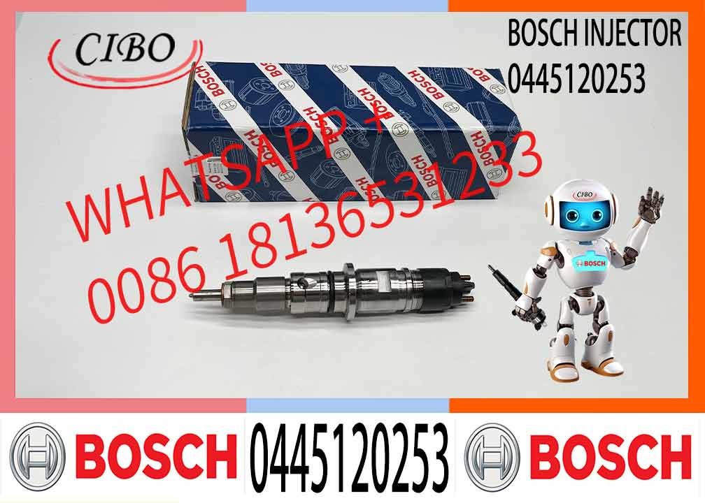 High Quality Fuel Injector 0445120253 Common Rail Injector 0445120253 For Cummins