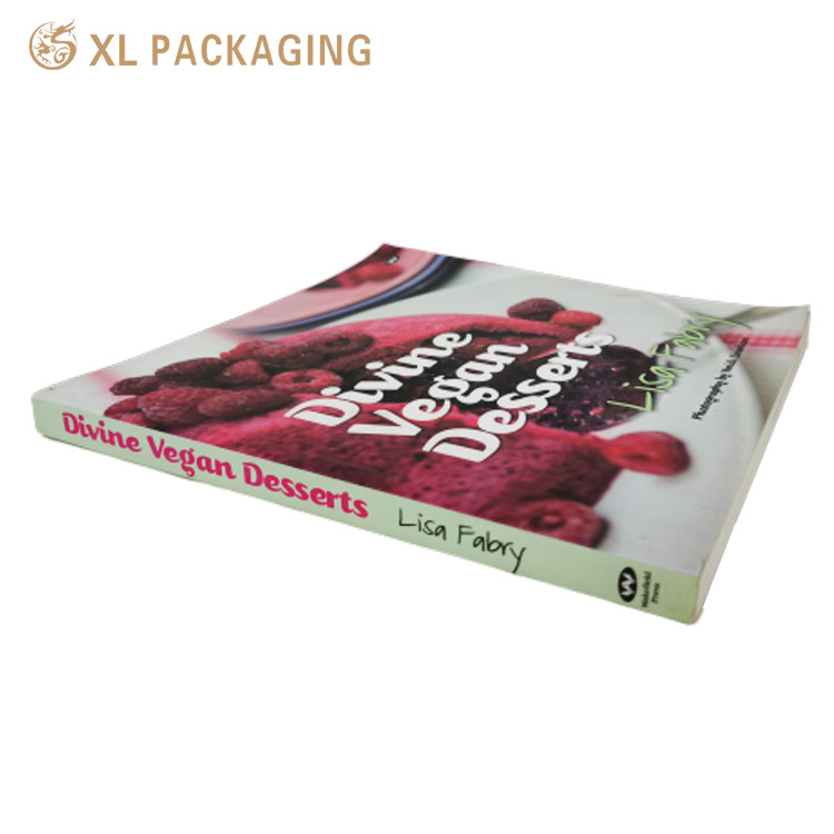 Wholesale Custom Book Printing Services Custom Print Food Magazine Printing Service Restaurant Menu Book