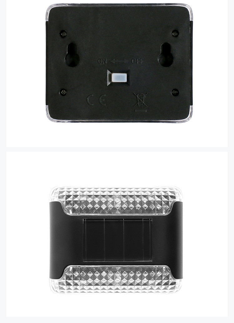 Aluminum Alloy Solar Wall Lights Outdoor Garden Porch Fence Wash LED