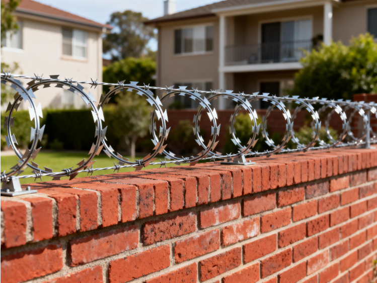 Galvanized Double Strand BTO-22 Razor Barbed Wire for High Security Fencing