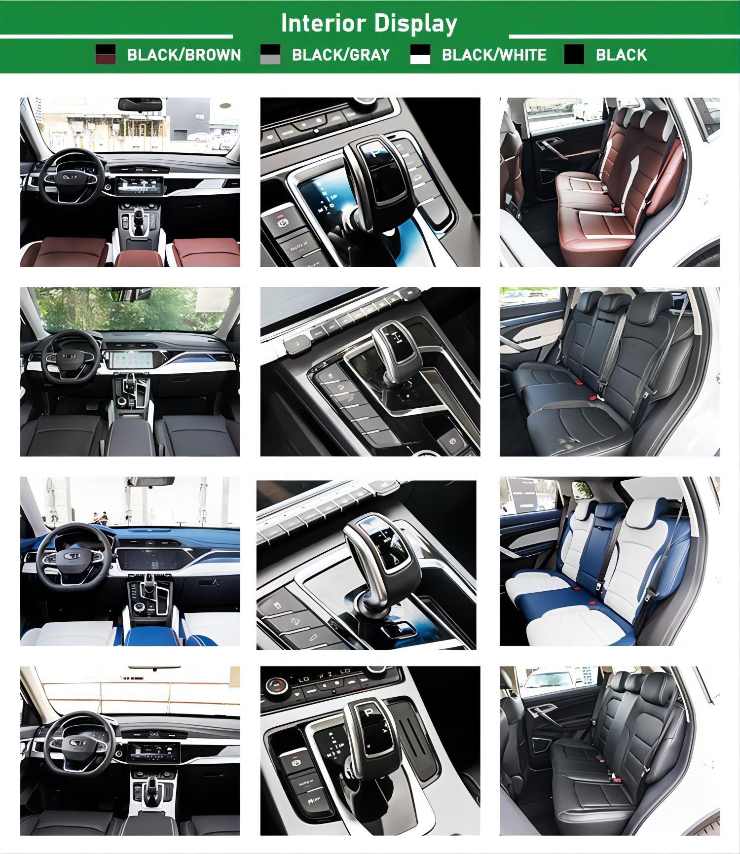 Maximum Torque of 200-300Nm 2023 Geely Xingrui Version 2.0t Sedan Car with Euro VI Emission Standard