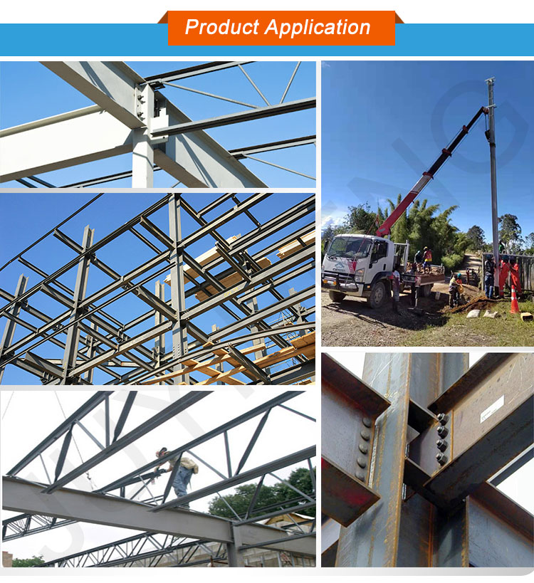 Structure Steel H Beam Q235B H Shape Steel Beam 150*150 4x6 For Construction