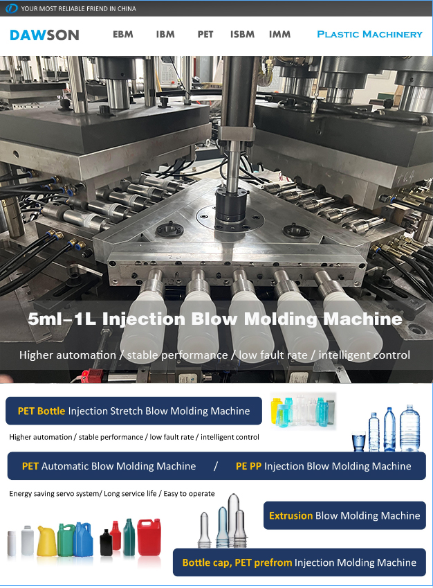 Good quality Square pe pp bottle machines small injection blow molding machine price