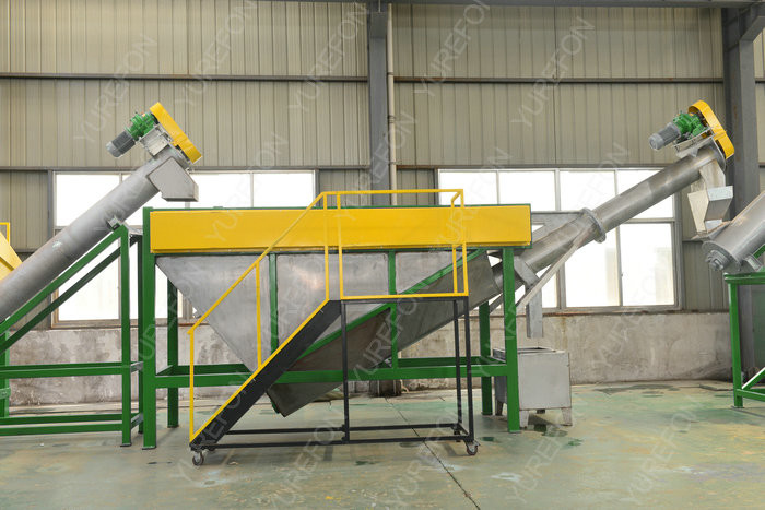 304 Stainless Steel Plastic Washing Recycling Machine 500kg / H For PET Bottles
