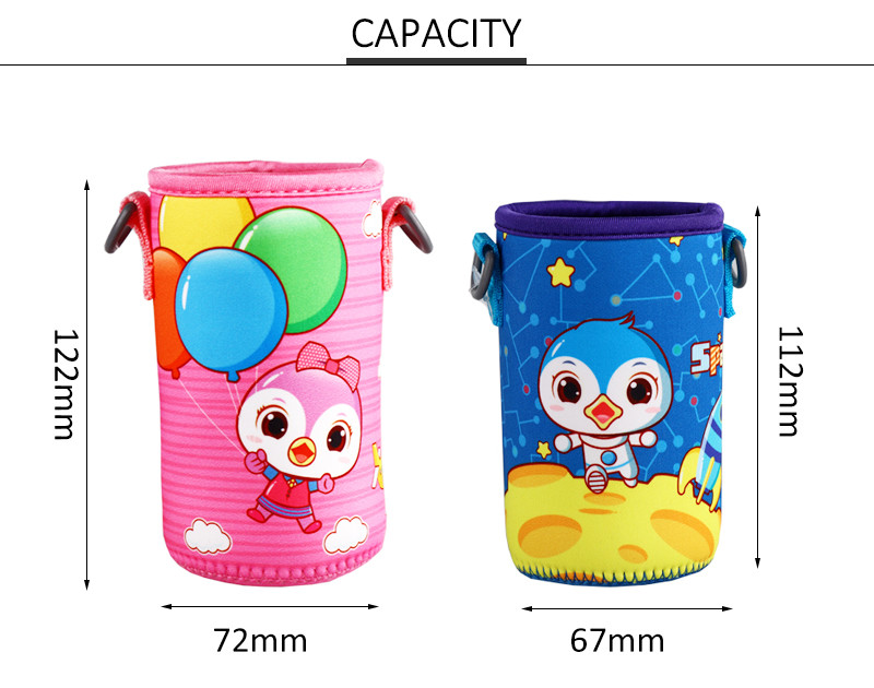 Eco Friendly Digital Printing Neoprene Baby Bottle Cover