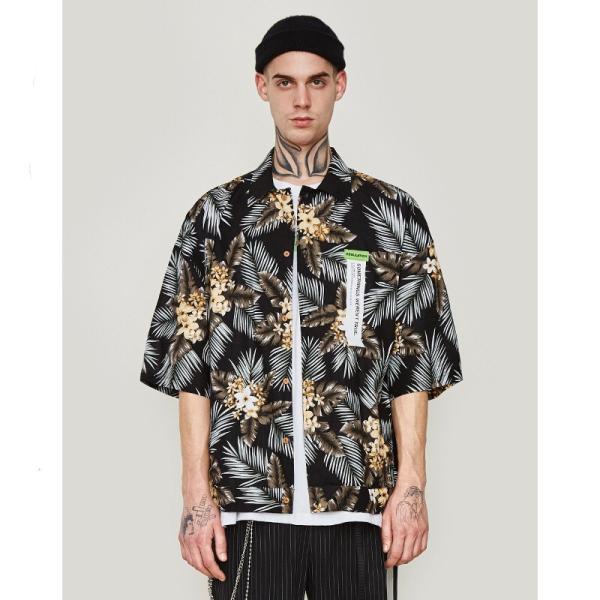Small order clothing manufacturers Sustainable Printed Funny Mens Beach Hawaiian