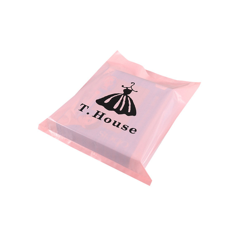 Clothes Hdpe 12x15 Poly Mailers , 53 - 58 Micron Die Cut Handle Bag