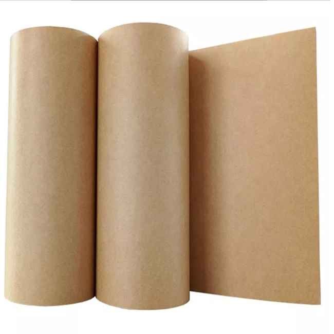 Thick Brown Karft Wrapping Paper Uncoated Environmental Friendly
