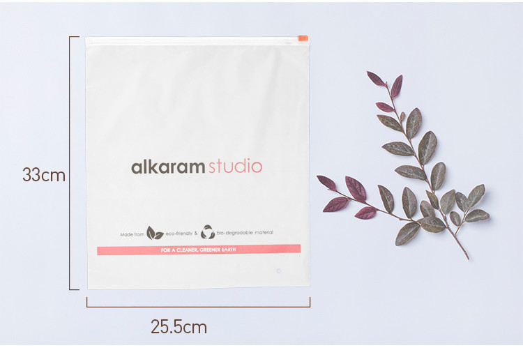 Reusable Zipper Bags In Customizable Colors Printed Transparent Frosted Bag