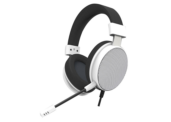 White Detachable Mirophone Oem Pc Gaming Headphone