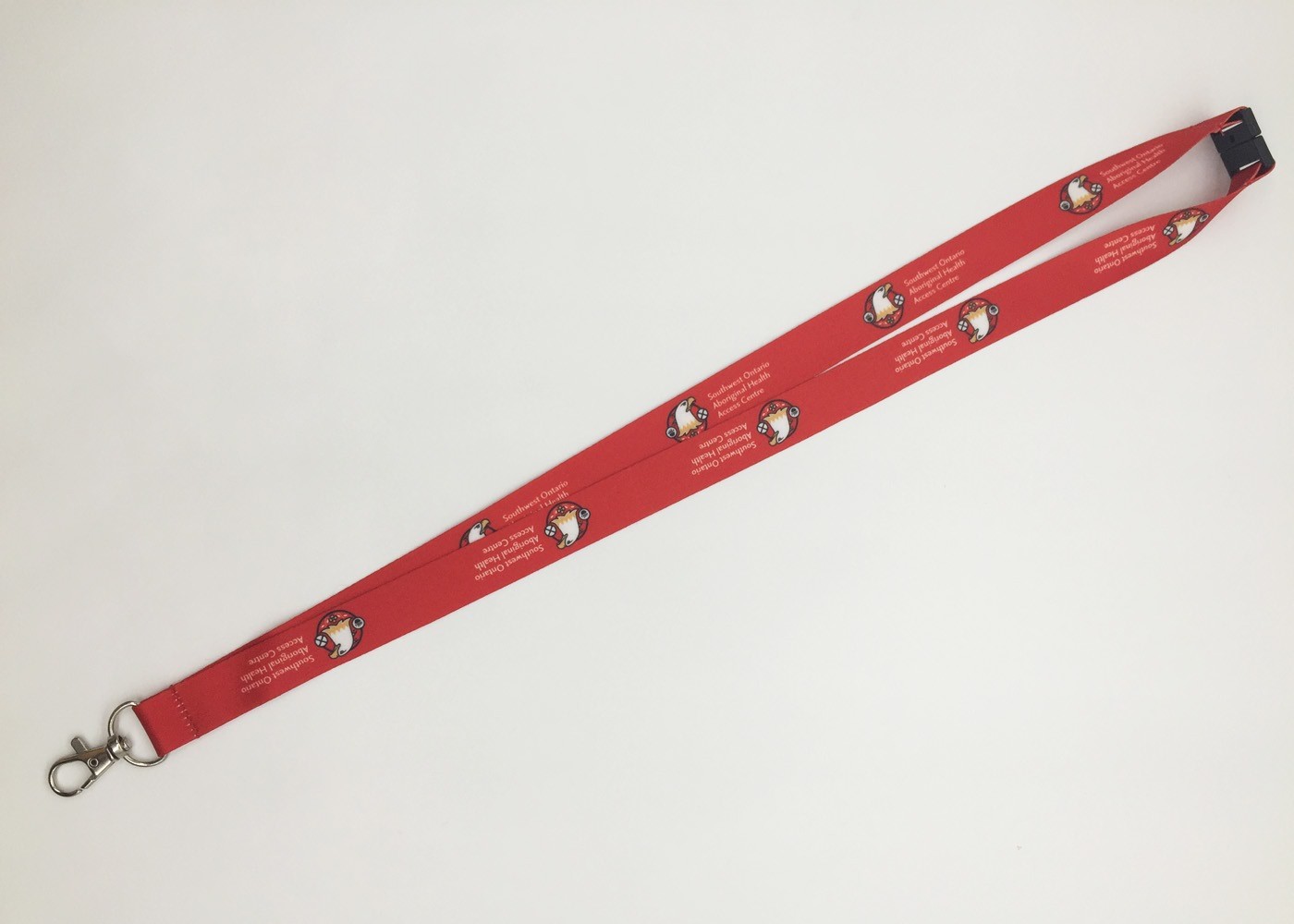 Different Color Safety Release Double Sided Lanyard For Exhibition Show