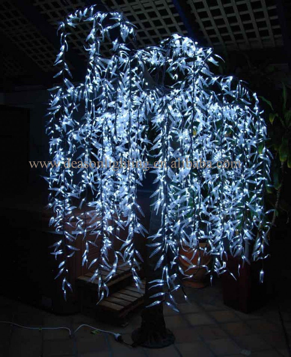 Led Green Willow Tree Light outdoor holiday decoration on sale
