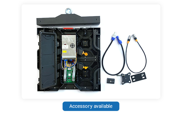 IP54 5000nits Outdoor Transparent LED Screen P3.91 Acrylic Frame RGBHV