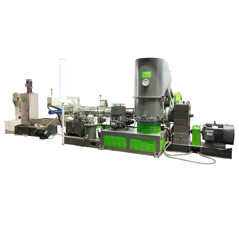 HDPE Mulching Plastic Film Recycling Machine Semi Automatic Film Granulator