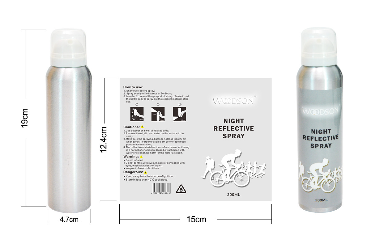 Swagger Safety Night Reflective Spray Paint For Road Bike Motorbike