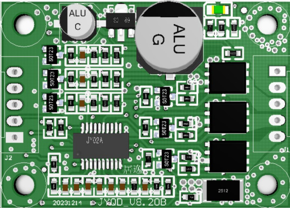 28V 3 Phase BLDC Motor Controller 5A Brushless Engine Speed Controller