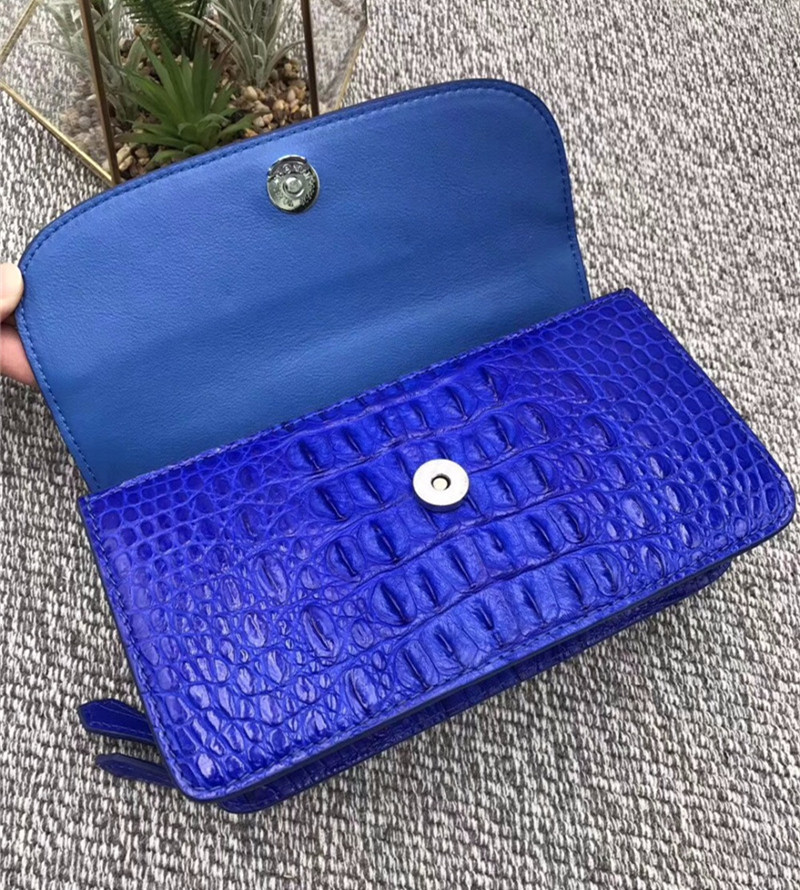 Fashion Genuine Crocodile Leather Women Small Mini Handbag Lady Purse Authentic Alligator Skin Female Cross Shoulder Bag