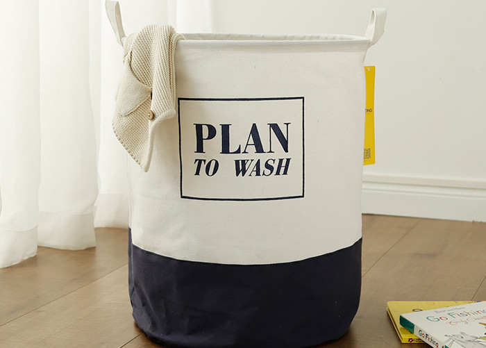Toy storage bag Foldable washing laundry clothes basket large box customizable colors plan facility