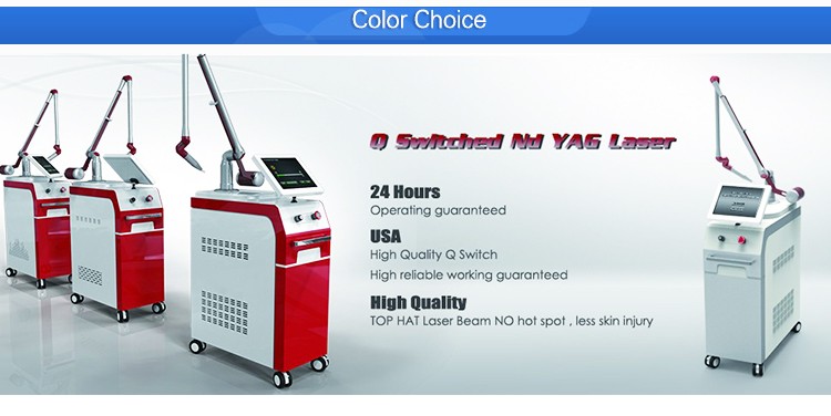 1064nm 532nm and 1320nm 3 wavelength tattoo removal nd yag laser machine