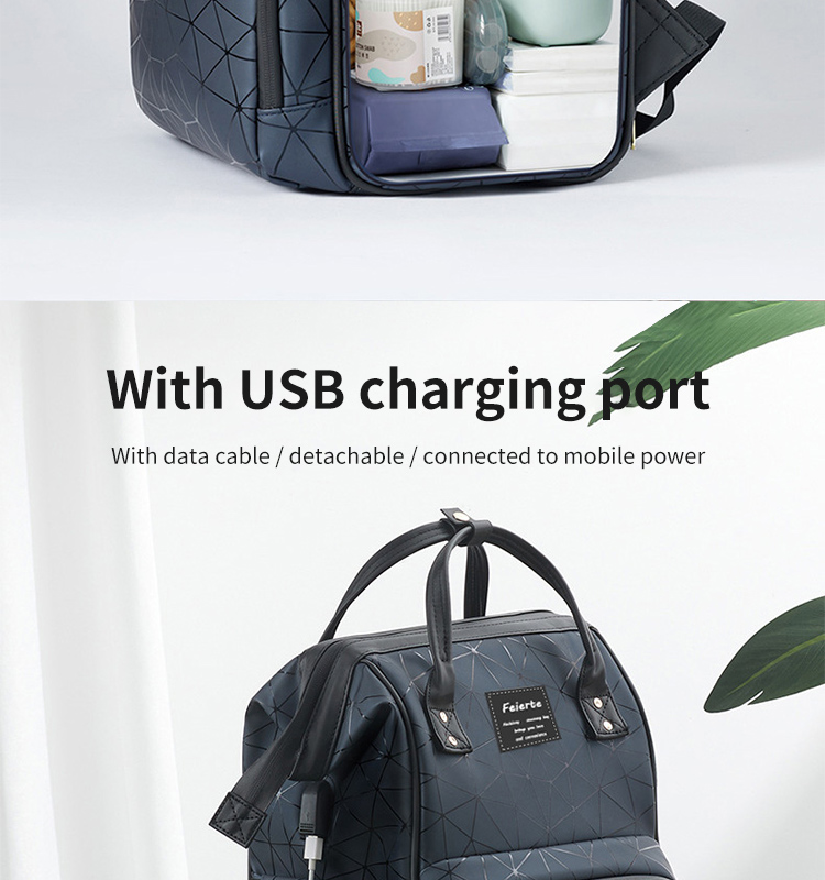 Diaper Bag Multi-function and large capacity Waterproof And Oil-proof Mummy Bag Baby Changing Bag