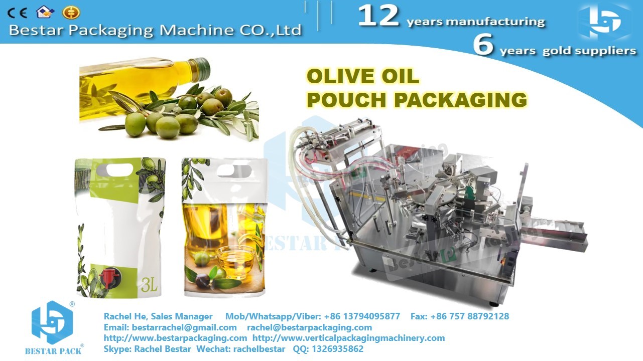 How to pack special shape bag with liquid filling [Bestar] doypack machine