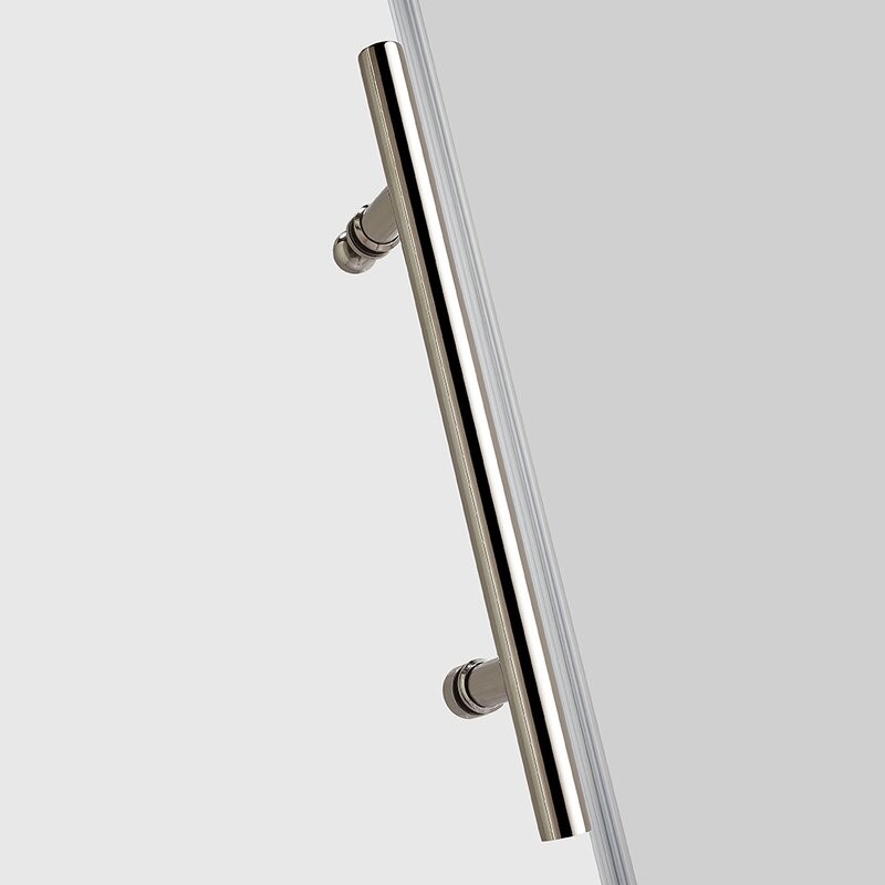 Frosted Frameless Sliding Glass Barn Door Interior With Hardware Kit And Door Handle