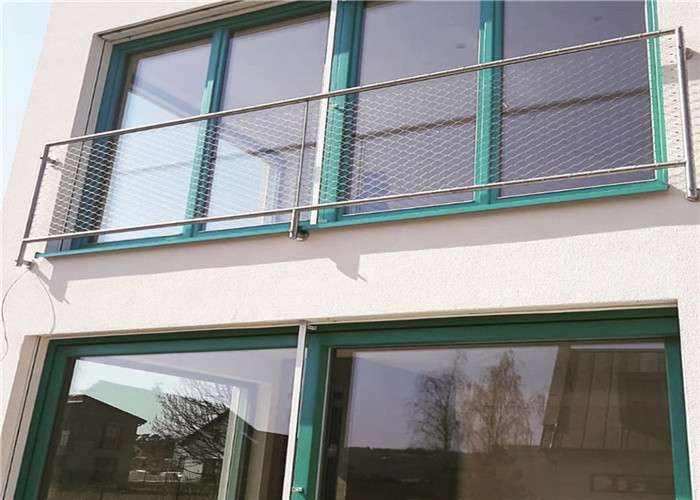 Inox Architectural Wire Mesh Fencing Outdoor 316L X Tend Balustrade Wire Mesh