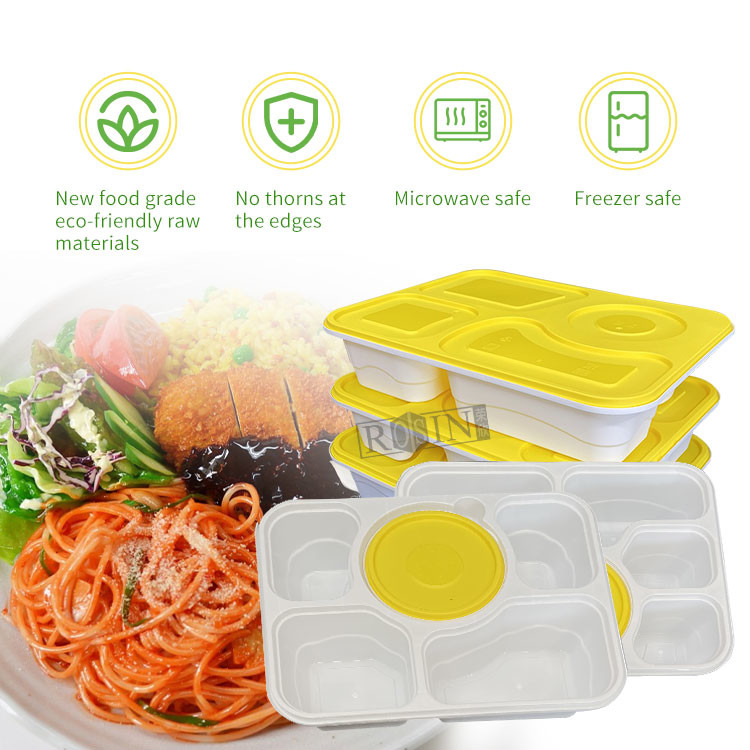 Microwave Safe Leakproof Takeaway Food Container Custom Food Prep Containers