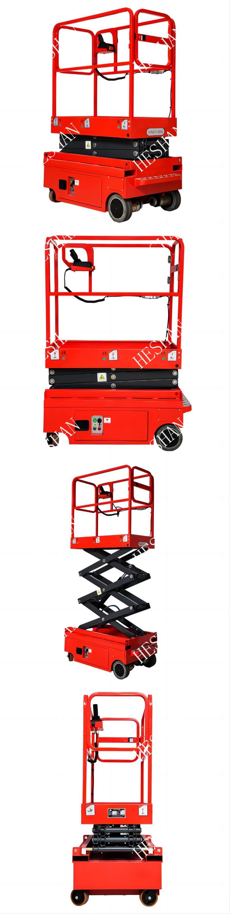 Industrial Mobile Electric Hydraulic Scissor Lift Self Propelled 3.9M 300kg