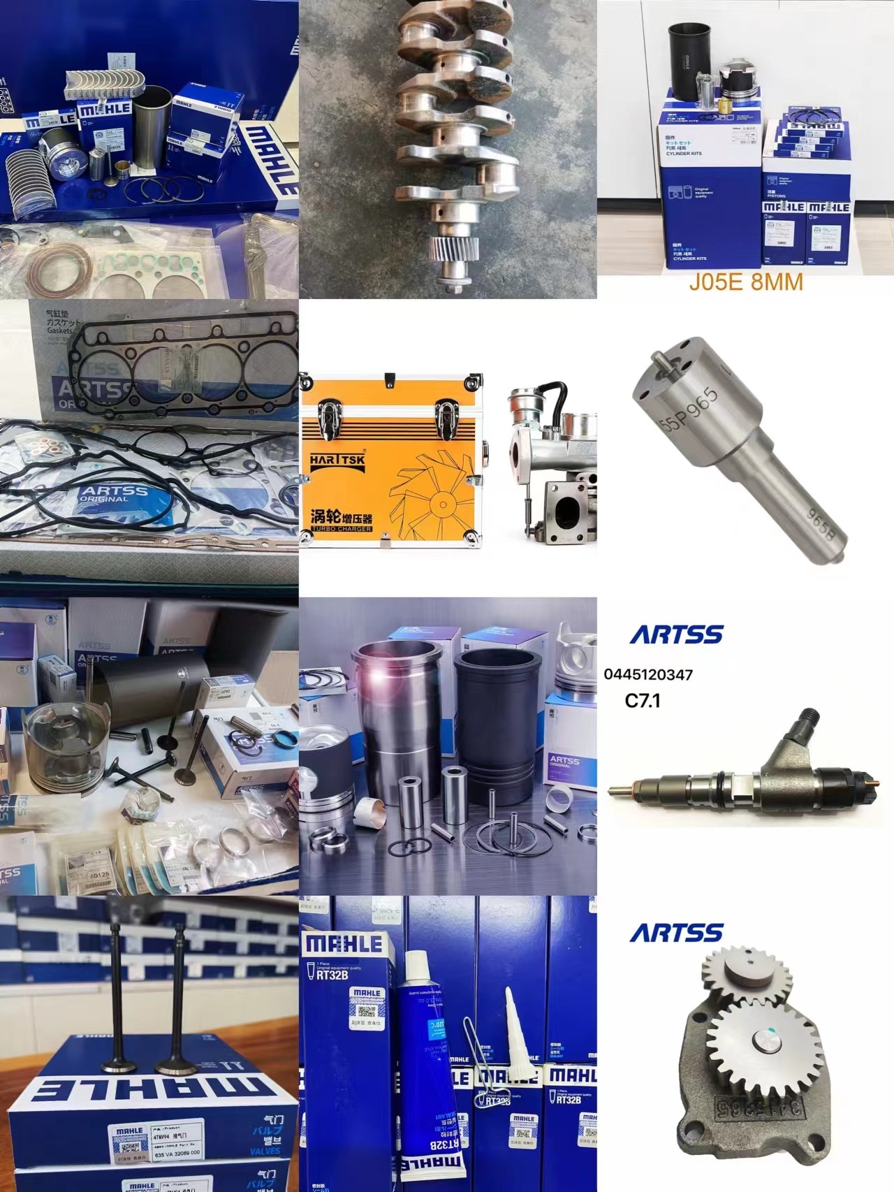 High Performance Diesel Engine Piston Diesel Machinery Engine H07C 13216-2760 Piston With Pin For HINO Excavator Spare P