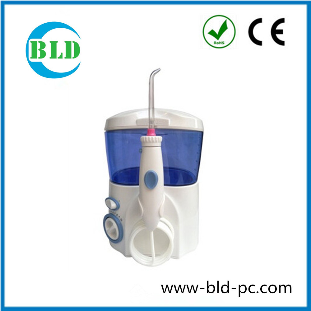 Coutertop family use Dental Care oral irrigator dental spa 600ml with 9 tips OEM logo and color