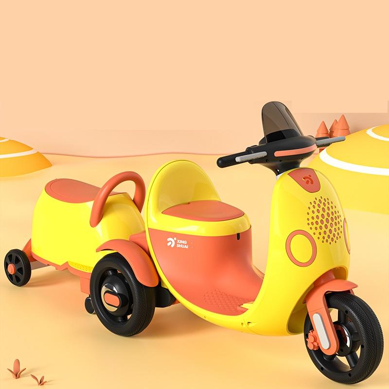 PP Plastic Children's Electric Motorcycle Tricycle With Music Light for Exciting Ride